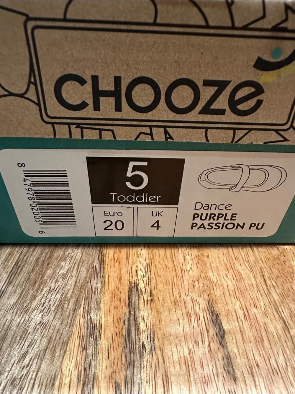 Chooze Toddler Size 5 Mary Jane Shoes - Pink and Purple